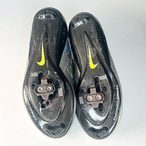 Nike Altea II Road Cycling Bike Shoes Silver Blue Black Women 7 - Picture 7 of 14
